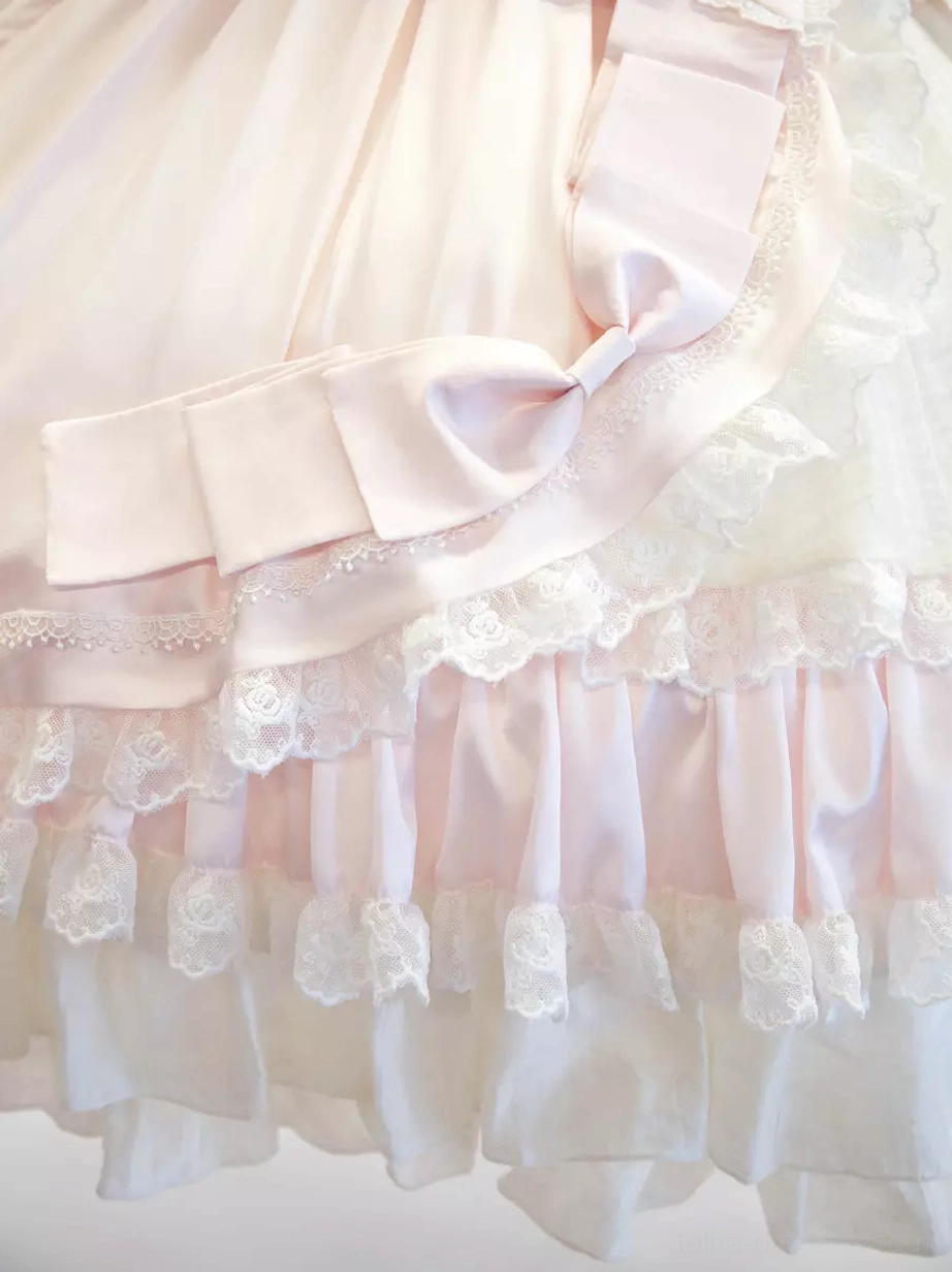 Enchanted fairy lolita jumper dress styling inspiration tea party picnic outdoor garden event coordinate ideas pink white