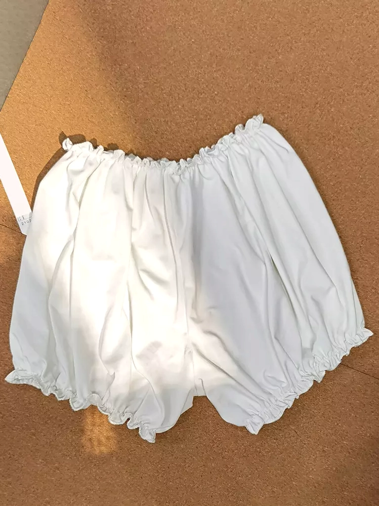 Lolita bloomers white and black color options pumpkin shorts anti-slip design sweet fashion style comparison