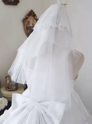 sweet-lolita-headdress-back-view-layered-tulle-veil-large-back-bow-glossy-skirt