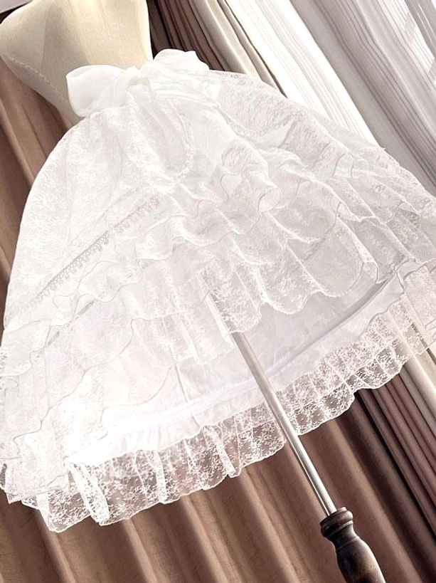lolita-petticoat-rear-low-angle-view-back-waist-bow-layered-see-through-lace-design-silhouette