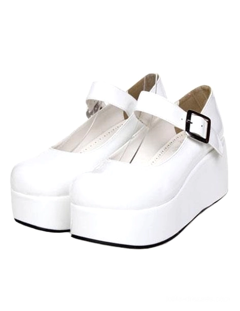 Sweet Lolita platform Mary Jane shoes sizing chart measurement guide European American Asian size conversion