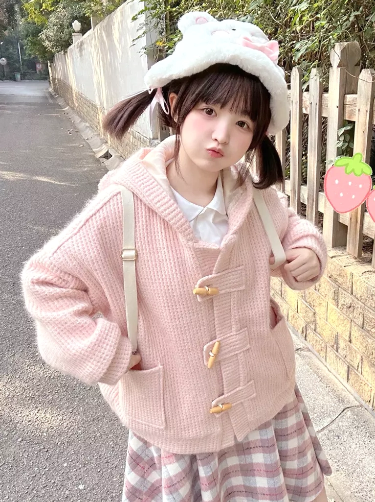 sweet lolita toggle coat care instructions washing storage maintenance waffle knit polyester lining preservation