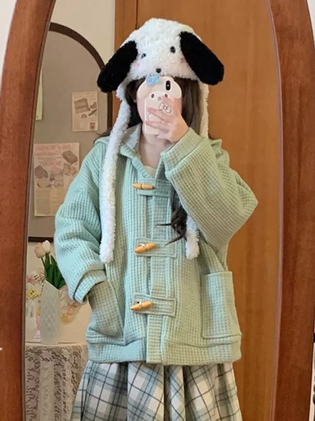 sweet lolita rococo toggle coat available colors purple pink blue taupe white comparison swatch palette