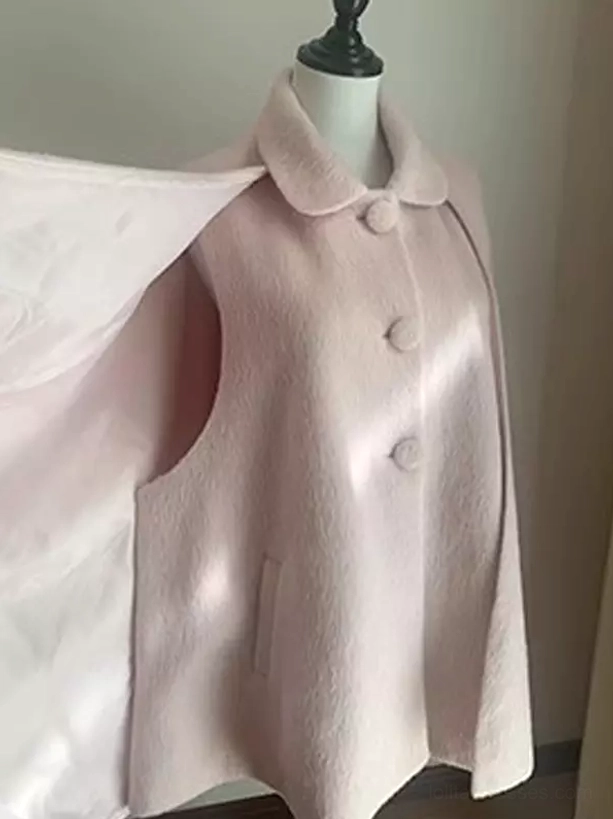 pink-sweet-lolita-poncho-cape-peter-pan-collar-fuzzy-wool-fabric-front-buttons-mannequin-display