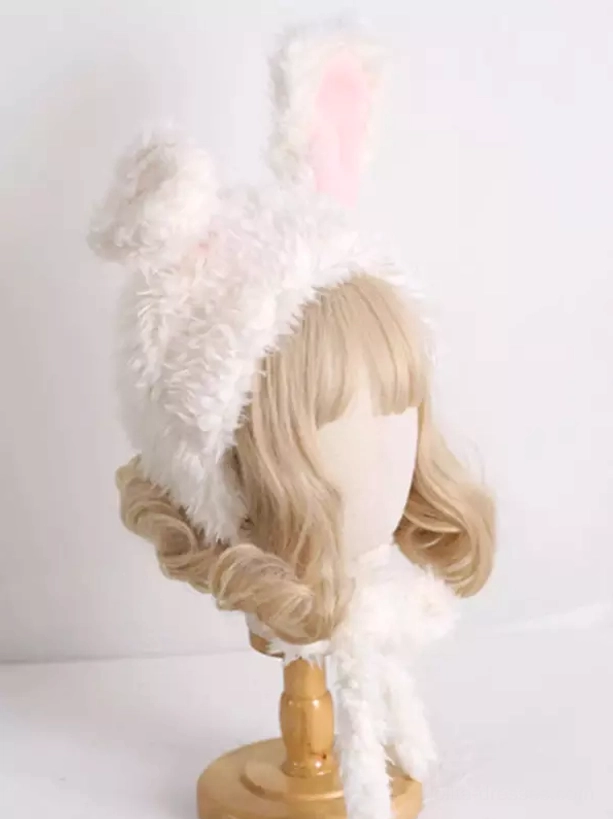 Adorable rabbit ear Lolita headdress accessory perfect for sweet fashion events and meetups styling