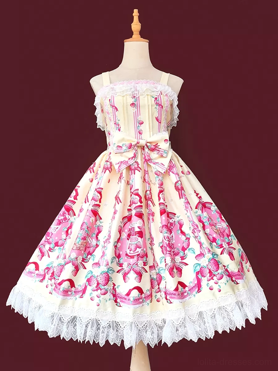 Sweet lolita dress care and maintenance instructions including washing, drying, storage, and preservation tips for delicate lace and floral print details
