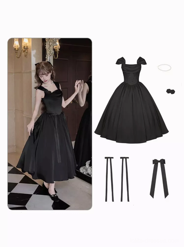 Sweet Lolita midi dress care instructions and sizing guide detail for proper maintenance, washing and garment preservation tips