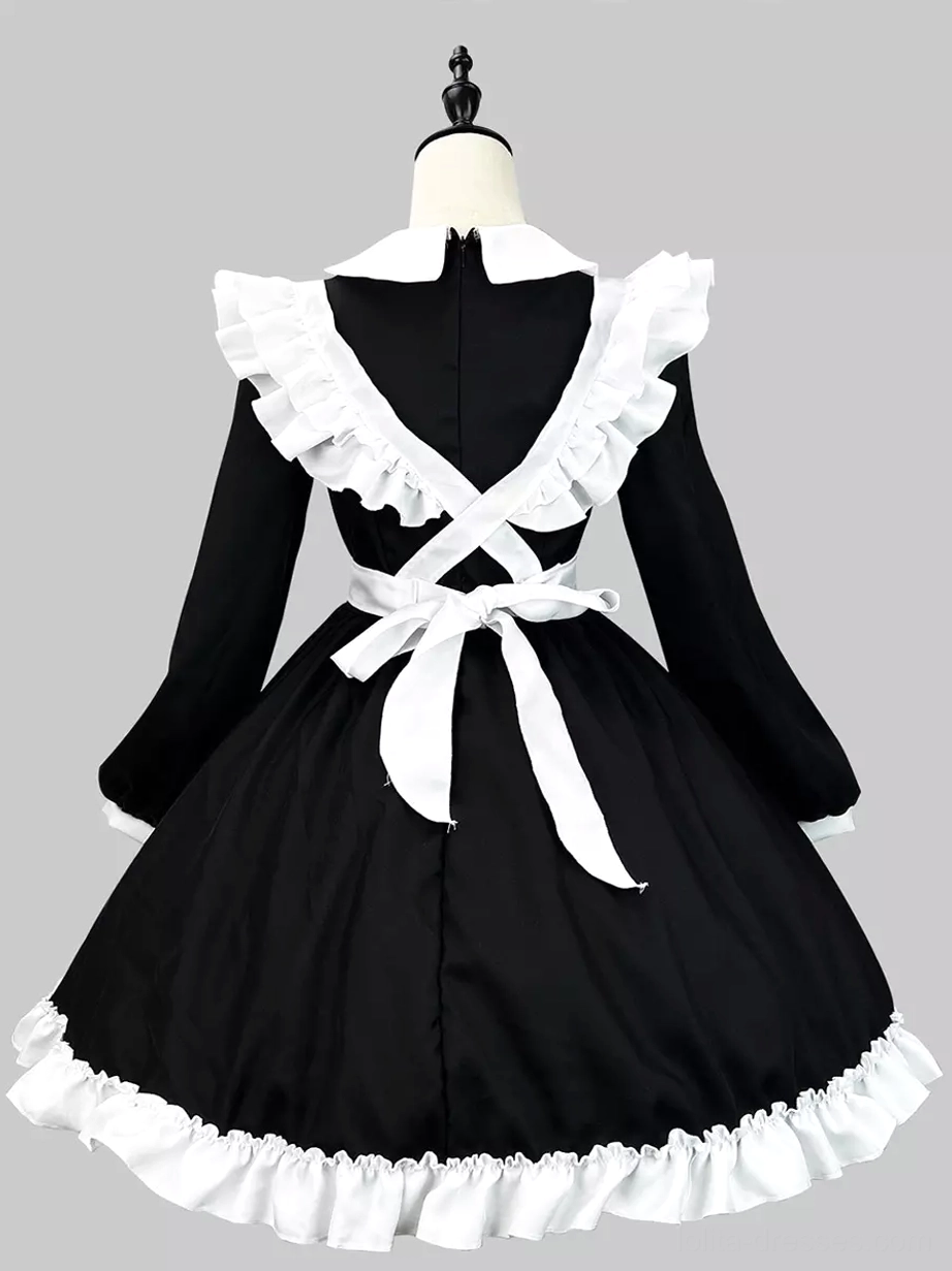 Sweet maid lolita dress color palette swatch showing available colorways multicolor options